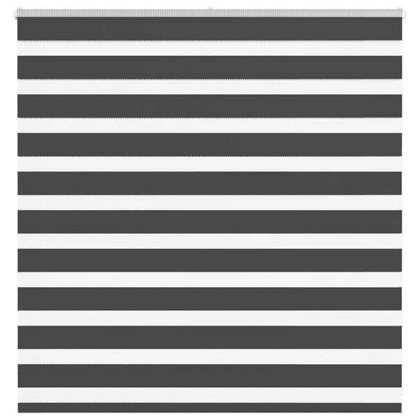 Rullgardin zebra svart 140x100 cm tyg bredd 135,9cm polyester