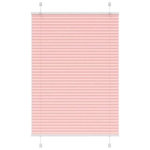 Plisserad persienn rosa 100x150 cm tyg bredd 99,4 cm polyester