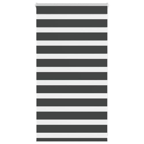 Rullgardin zebra svart 75x100 cm tyg bredd 70,9 cm polyester
