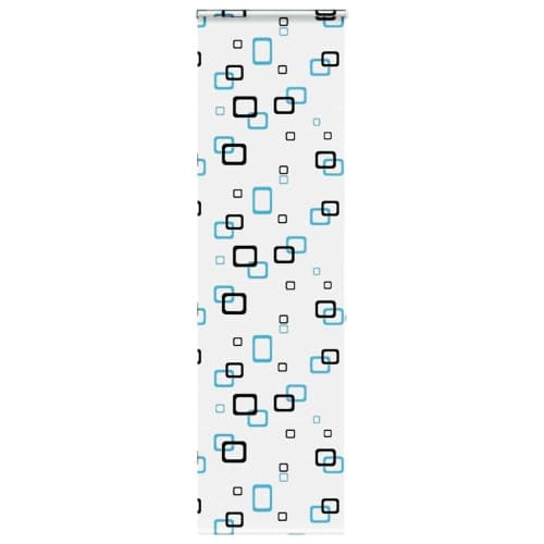 Duschrullgardin med kassett 60x240 cm tyg bredd 56 cm
