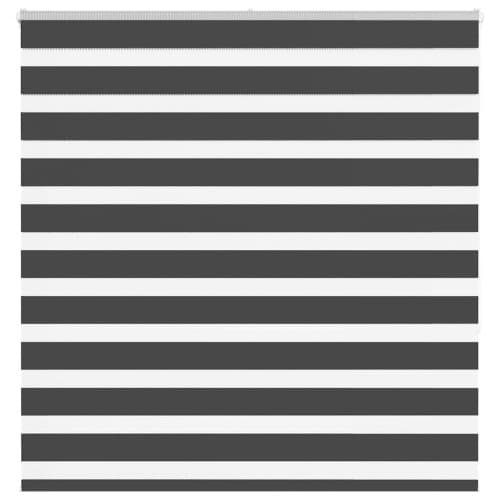 Rullgardin zebra svart 140x150 cm tyg bredd 135,9cm polyester