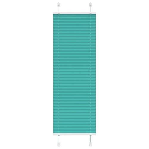 Plisserad persienn bensingrön 40x100 cm tyg bredd 39,4cm