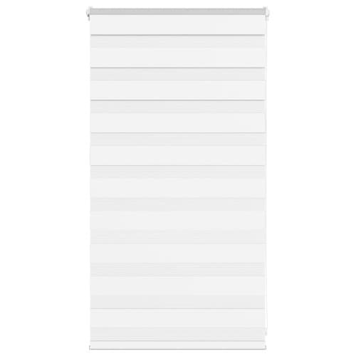 Rullgardin zebra vit 80x100 cm tyg bredd 75,9 cm polyester