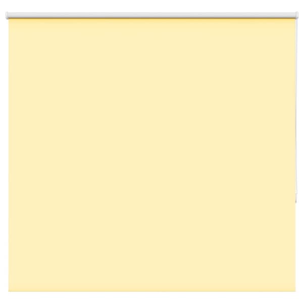 Rullgardin mörkläggningsgul 150x175 cm tyg bredd 146,6 cm