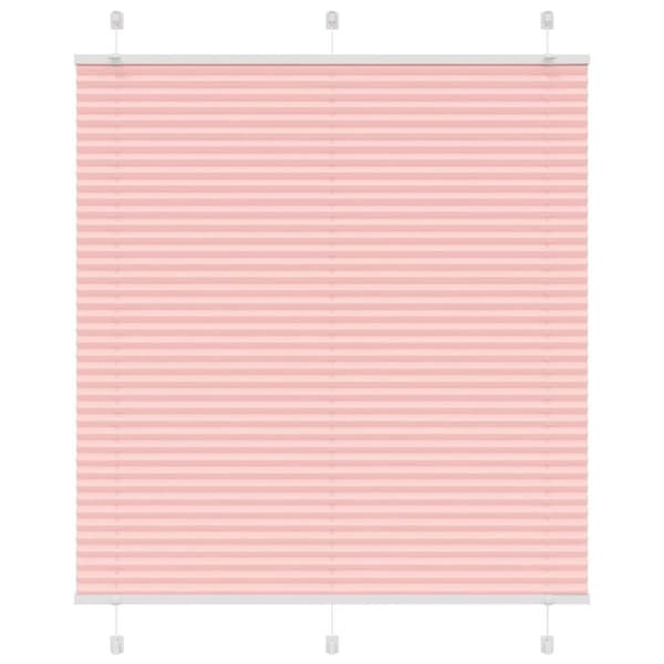 Plisserad persienn rosa 115x100 cm tyg bredd 114,4cm polyester