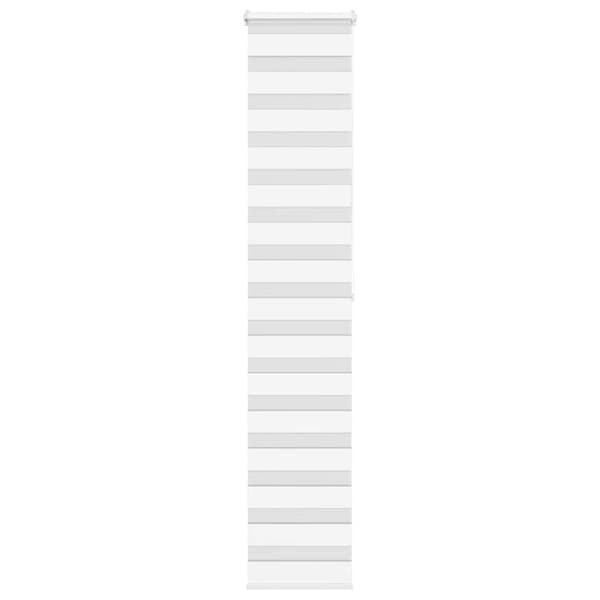 Rullgardin zebra vit 45x200 cm tyg bredd 40,9 cm polyester