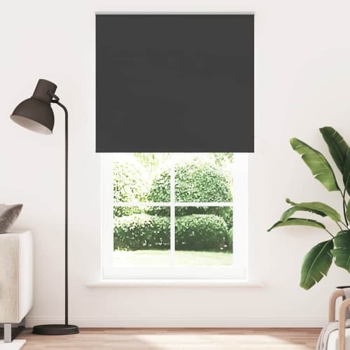 Rullgardin mörkläggning svart 125x230 cm tyg bredd 121,6 cm