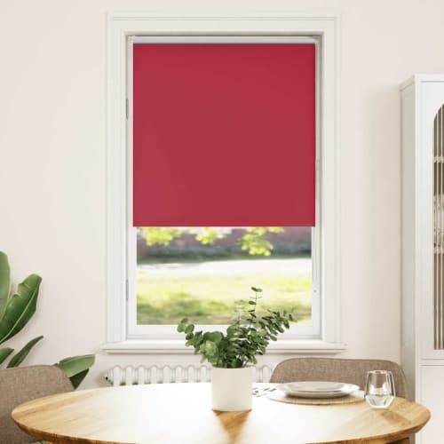 Rullgardin mörkläggningsröd 85x130 cm tygbredd 80,7 cm