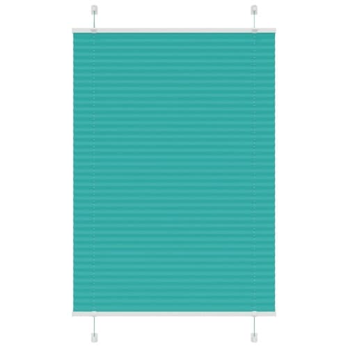 Plisserad persienn bensingrön 85x150 cm tyg bredd 84,4cm