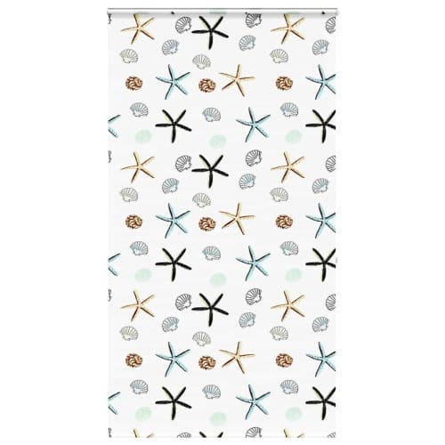 Duschrullgardin med kassett 130x240 cm tyg bredd 126 cm