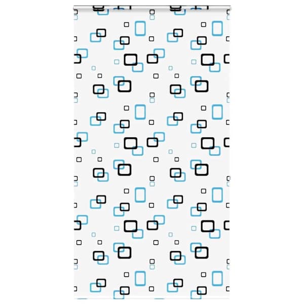 Duschrullgardin med kassett 120x240 cm tyg bredd 116 cm