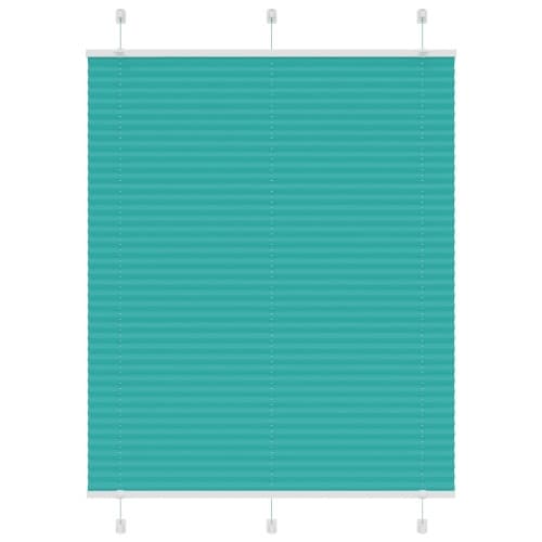 Plisserad persienn bensingrön 105x100 cm tyg bredd 104,4cm