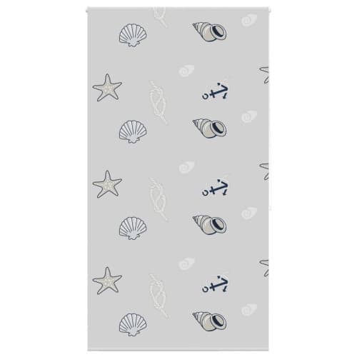 Rullgardin för dusch 130x240 cm tyg bredd 126 cm