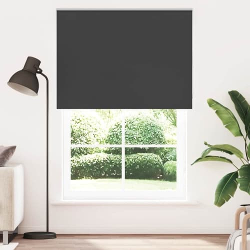 Rullgardin mörkläggning svart 150x230 cm tyg bredd 146,6 cm