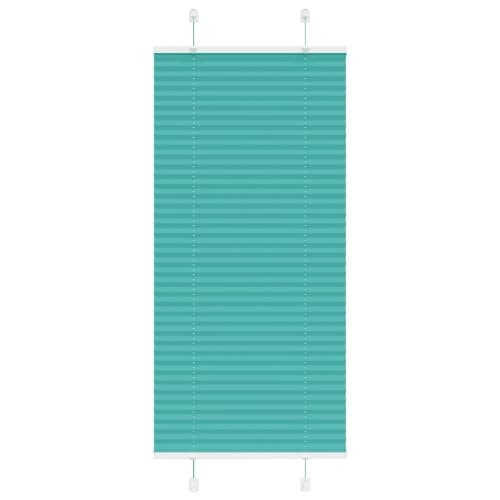 Plisserad persienn bensingrön 55x100cm tyg bredd 54,4cm
