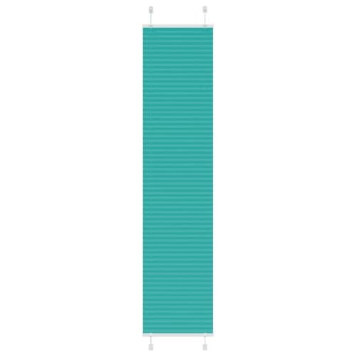Plisserad persienn bensingrön 40x200 cm tyg bredd 39,4 cm