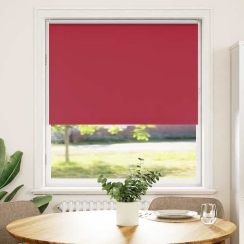 Rullgardin mörkläggningsröd 100x175 cm tyg bredd 95,7 cm