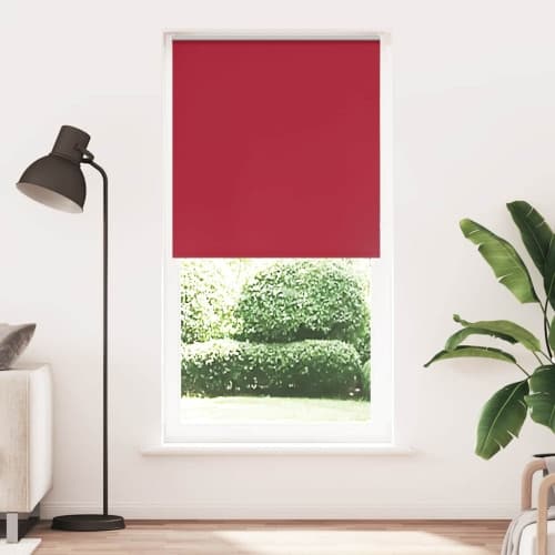 Rullgardin mörkläggningsröd 95x210 cm tyg bredd 90,7 cm