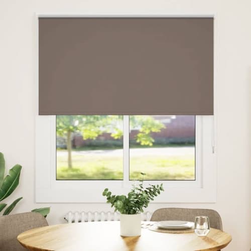 Mörkläggningsgardin kaffe 135x150 cm tyg bredd 131,6 cm