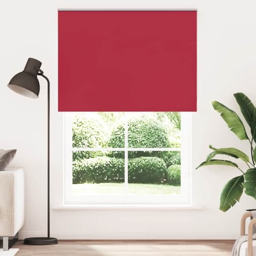 Rullgardin mörkläggningsröd 160x210 cm tyg bredd 156,6 cm
