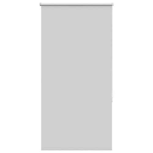 Rullgardin mörkläggning ljusgrå 85x130 cm tyg bredd 80,7 cm