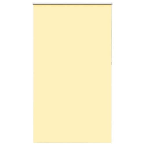 Rullgardin mörkläggningsgul 130x210 cm tygbredd 126,6 cm