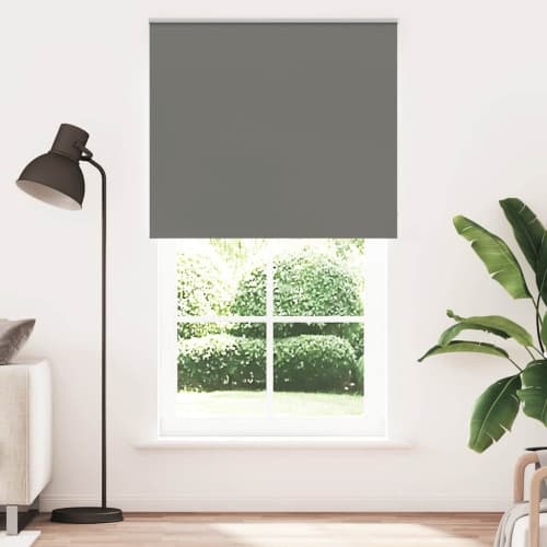 Rullgardin mörkläggning grå 140x230 cm tyg bredd 136,6 cm