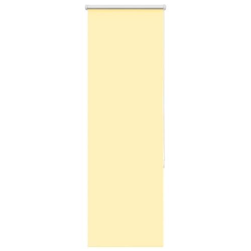 Rullgardin mörkläggningsgul 50x175 cm tyg bredd 45,7 cm