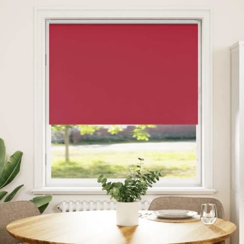 Rullgardin mörkläggningsröd 100x150 cm tyg bredd 95,7 cm