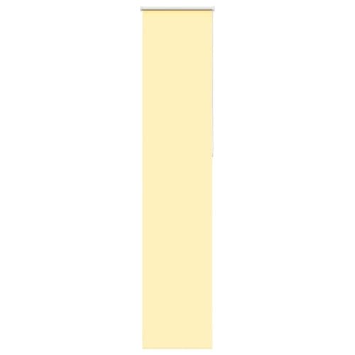 Rullgardin mörkläggningsgul 45x230 cm tyg bredd 40,7 cm