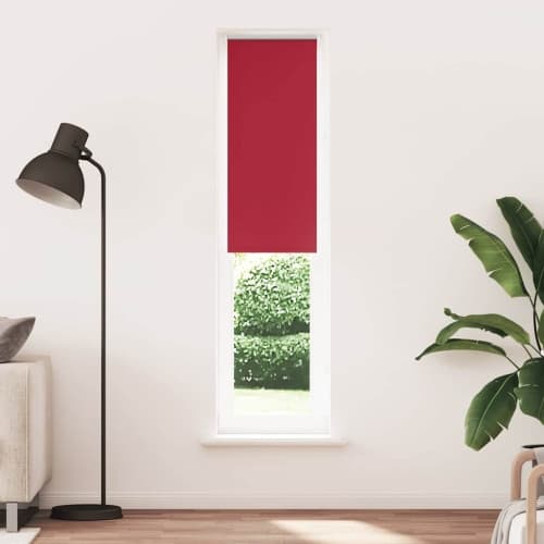 Rullgardin mörkläggningsröd 60x230 cm tyg bredd 55,7 cm
