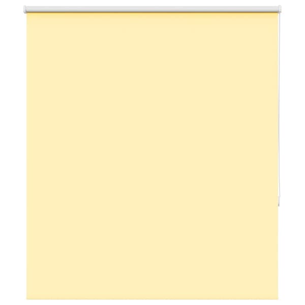 Rullgardin mörkläggningsgul 140x175 cm tyg bredd 136,6 cm