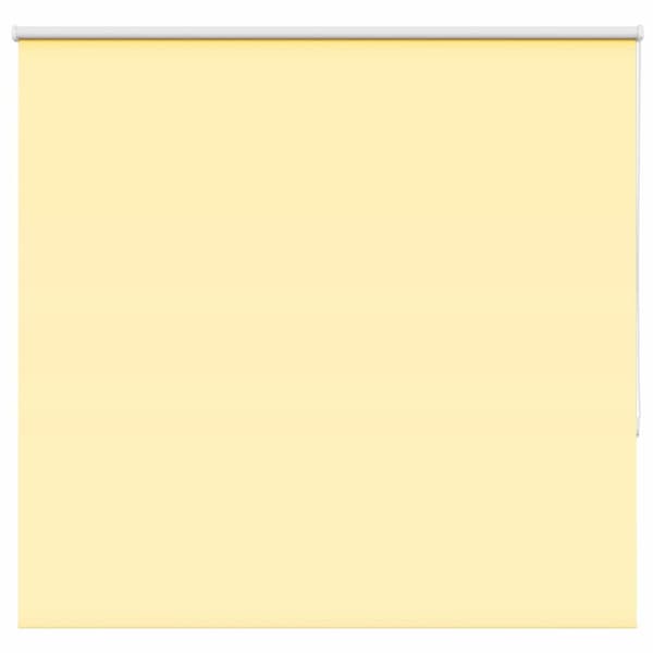 Rullgardin mörkläggningsgul 145x130 cm tyg bredd 141,6 cm