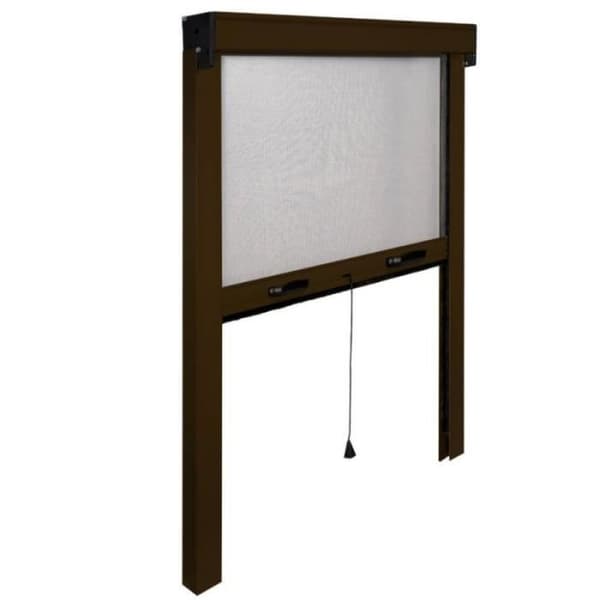 Brun vertikalmyggnät Storlek cm 80 x 170 h