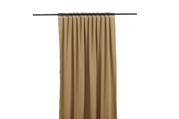Rumsförmörkande Sammetsgardin 2-pack Kristallglans Sand