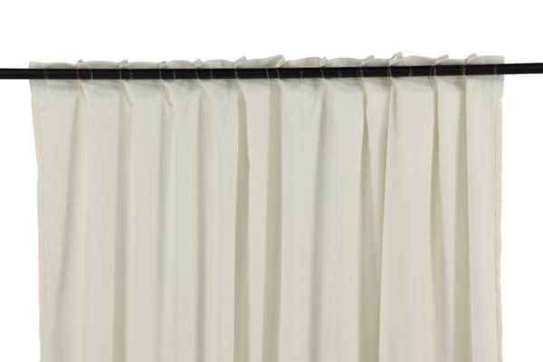 Rumsförmörkande Sammetsgardin 2-pack Kristallglans Offwhite