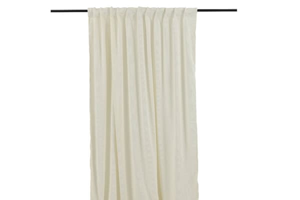 Rumsförmörkande Sammetsgardin 2-pack Kristallglans Offwhite
