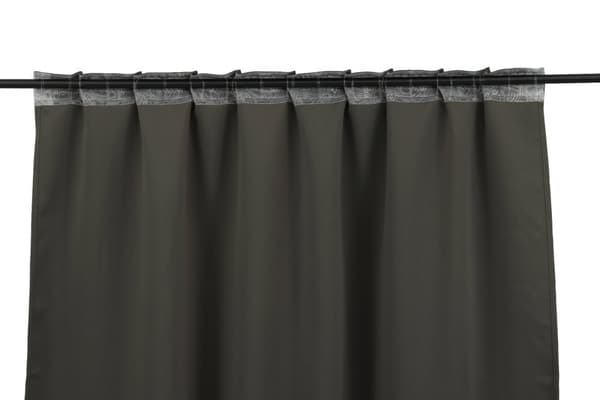 Mörkläggande Gardin 2-pack Molndans Mörkgrå
