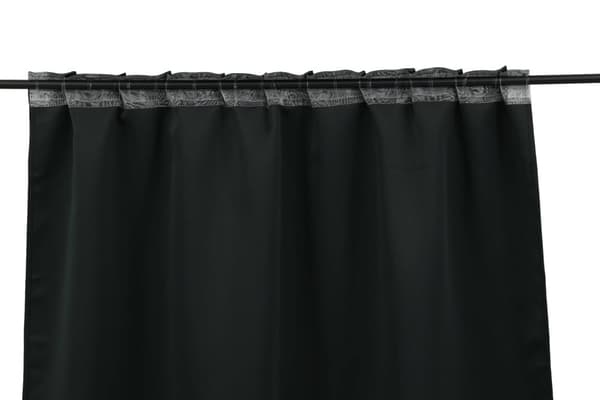 Mörkläggande Gardin 2-pack Molndans Svart
