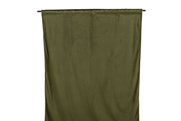 Sammetsgardin 2-pack Lavendelvind Grön
