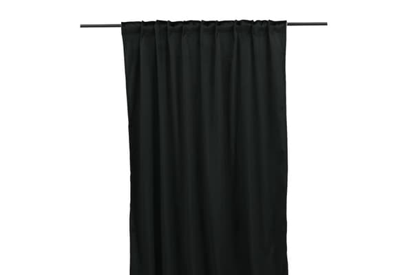 Sammetsgardin 2-pack Lavendelvind Svart