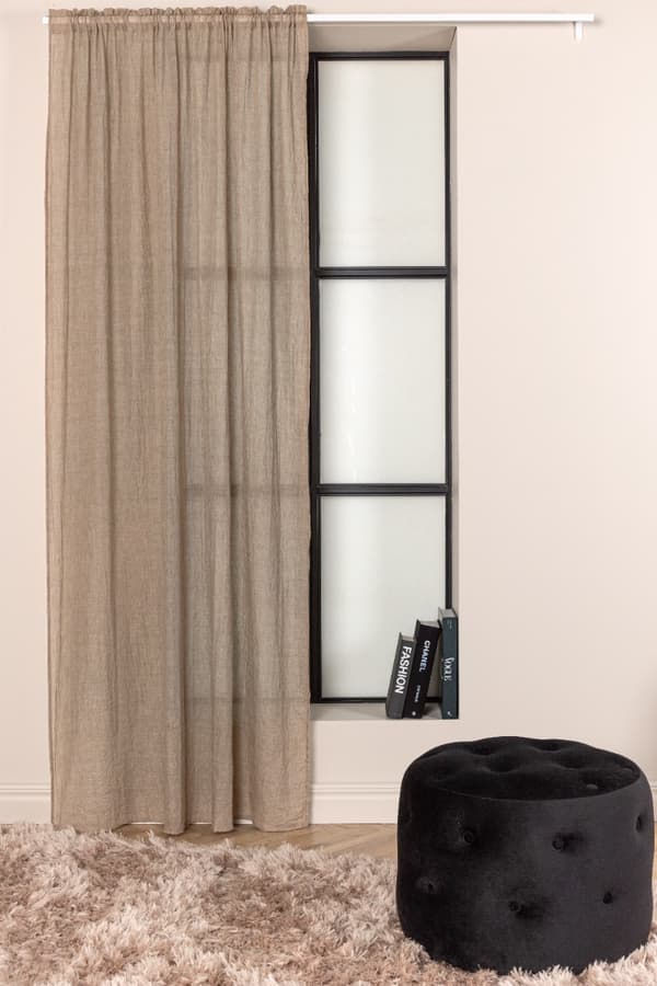 Linnegardin-look 2-Pack Rosendimma Brun
