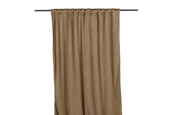 Sammetsgardin 2-pack Lavendelvind Sand