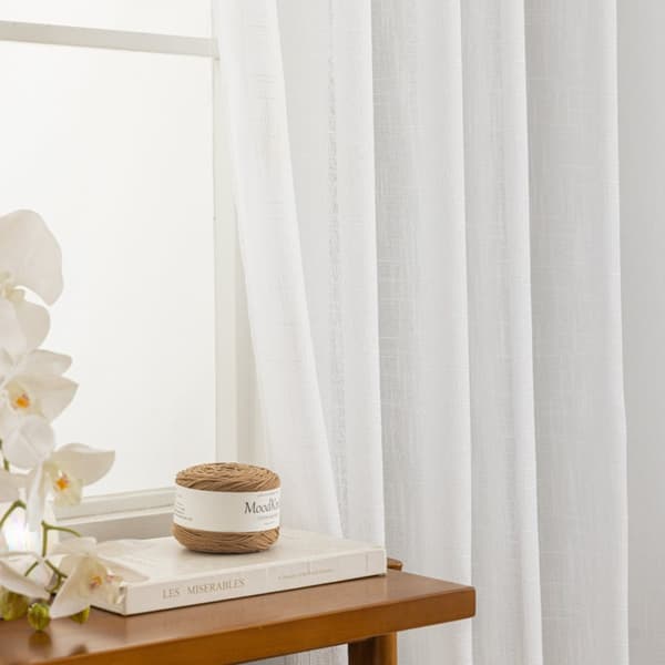 Linnegardin-look 2-Pack Kristina Vit