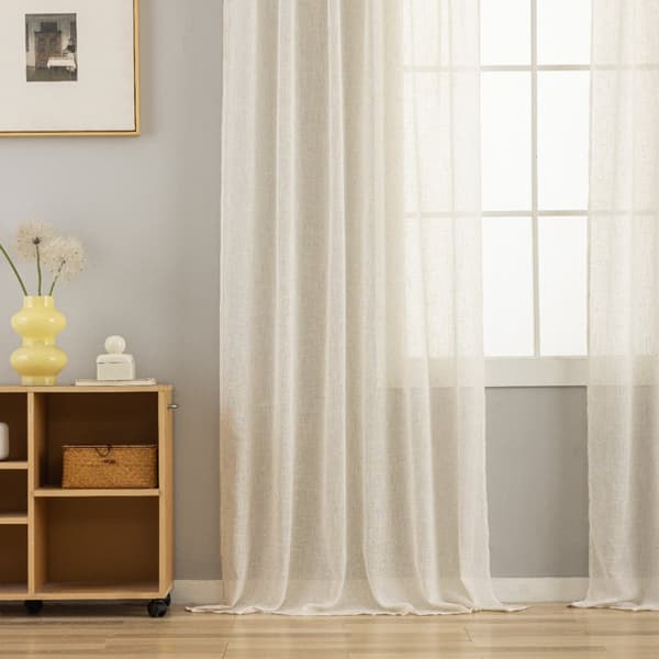 Linnegardin-look 2-Pack Estelle Beige