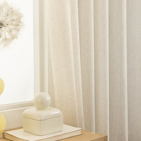 Linnegardin-look 2-Pack Estelle Beige