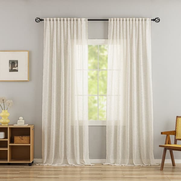 Linnegardin-look 2-Pack Estelle Beige