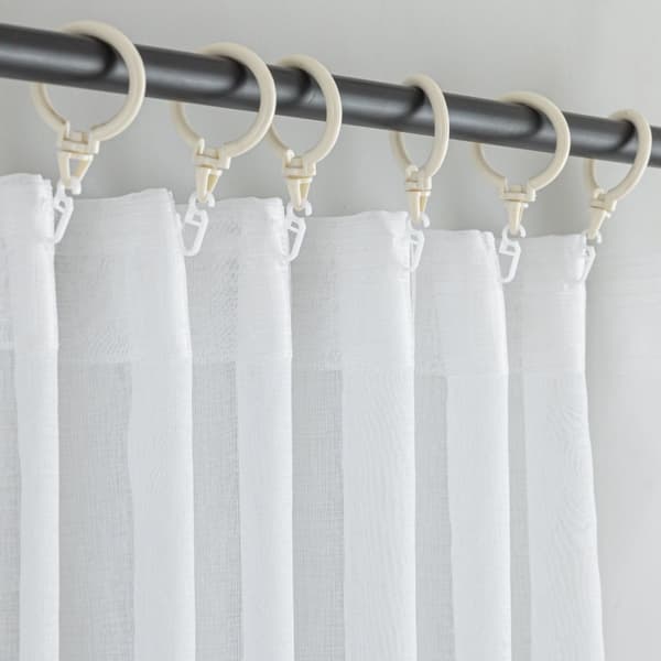 Linnegardin-look 2-Pack Ellinor Vit
