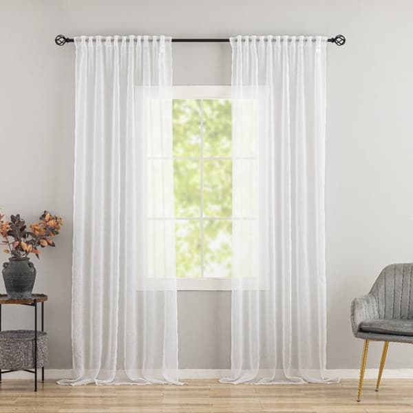 Linnegardin-look 2-Pack Ellinor Vit