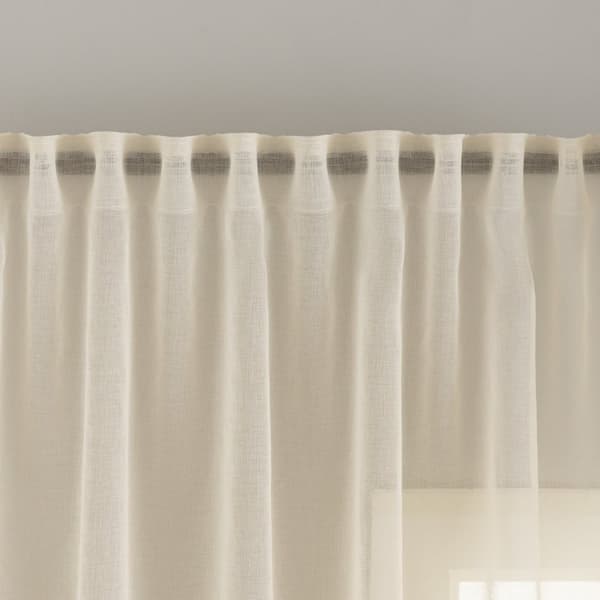Linnegardin-look 2-Pack Ellinor Beige